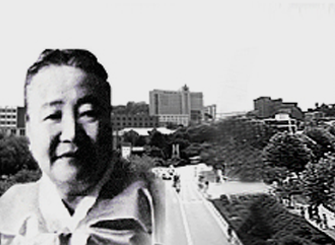 임영신 박사와 중앙대학교 전경사진